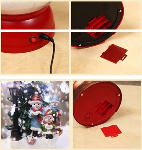 Globo di Neve Musicale Natalizio Artigianale con <span class=keywords><strong>Musica</strong></span> per Natale - Product Image 6