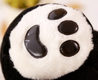 Siège Panda en peluche tenant un bambou mère et fils Panda Souvenir poupée oreiller de couchage pour cadeau d'anniversaire pour enfants