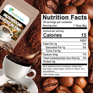 Mezcla de Café de Champiñones de Alta Calidad, Melena de León, Mejora la Concentración, Favorece la Recuperación y es Rico en Antioxidantes, con Suplemento Dietético - Product Image 6