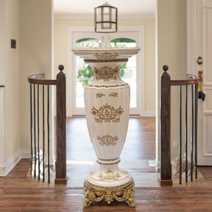 الحرف اليدوية الصينية العتيقة فازة النمط الكلاسيكي الأوروبي الرجعية للمكتب أو المنزل شعار قابل للتخصيص للفنادق - Product Image 1