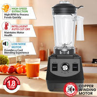 Mixeur Commercial Professionnel en Promotion avec Vitesse Variable 5+ Réglages, Capacité 1800ML pour Hôtels et Usage Domestique