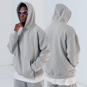 Vêtements> Vêtements pour hommes> Sweats à capuche et sweat-shirts pour hommes Oem Custom Graphic Print Heavy Oversized Blank Hoodies Set - Product Image 2