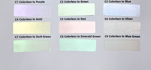 C3 <span class=keywords><strong>4</strong></span> <span class=keywords><strong>5</strong></span> 6 광학 가변 UV 잉크 무색 ~ 블루 골드 레드 실버 염료 스크린 및 잉크젯 인쇄 100ml - Product Image 2