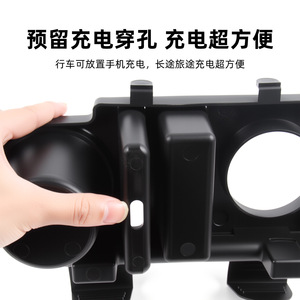 <b>Car</b> <b>Cup</b> <b>Holder</b> With Phone Storage And Ashtray Door Hanging Organizer For <b>Car</b> Window Shelf Black Plastic 4 7 Compartments - Product Image 3
