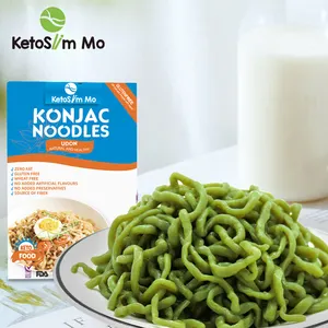 Extracto de Pasta de glucomanano, fideos instantáneos Konjac, fideos de espinaca