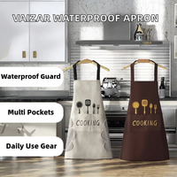 Tablier imperméable en plastique VAIZAR pour femmes |   Tablier de cuisine et de vaisselle moderne |   Usage quotidien