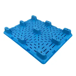 ZNPP005 Nestable Hdpe Blow Molding Heavy Duty Double Face Standard Plastic Pallet