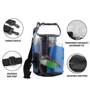 Fashion Outdoor Ultralight Drybag Transparent <b>5L</b> <b>Water</b> Proof Bag Dry Pack - Product Image 4