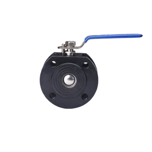 Высококачественный Q71F-16C ручной шаровой клапан из углеродистой стали вафельный шаровой клапан итальянский стиль вафельный тонкий шаровой клапан - Product Image 2