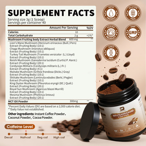 Beworths Pilz-Kaffee-Pulver Gehirn-Booster Reishi Löwenmähnen-Pilzextrakt-Mischung Instant-Kaffeepulver - Product Image 2