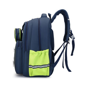Sac à dos imperméable grande capacité avec fermeture éclair, design tendance, rangement facile, trousse à crayons, pour l'école des enfants, doublure en polyester, compartiment pour <span class=keywords><strong>ordinateur</strong></span> - Product Image 3