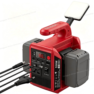 Inversor de Corriente de 550W, Onda Sinusoidal Pura, 110-240V, para Baterí<span class=keywords><strong>a</strong></span> de Litio Milwaukee de 18V, para Emergencias en el Hogar, Trabajo, Viajes, Baterí<span class=keywords><strong>a</strong></span> No Incluida - Product Image 2