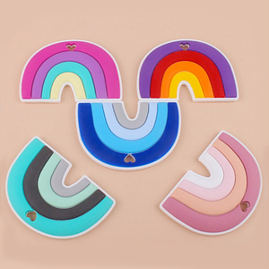 Đồ Chơi Gặm Mọc Răng Mềm Hình Cầu Vồng Silicone An Toàn Cho Bé Cấp Thực Phẩm - Product Image 5