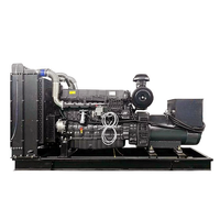 Pasokan Pabrik Generator Diesel Tipe Terbuka 350kW 400kVA Berpendingin Air dengan Mesin SDEC 6ETAA12.8 untuk Terowongan Jalan Raya