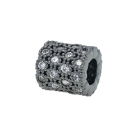 2024 Offre Spéciale entretoises perles fabrication de bijoux Bracelet collier perles bricolage en gros CZ cylindrique entretoise breloques perles
