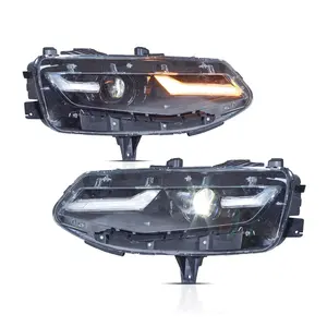 Vland ไฟหน้า LED แบบเต็มสำหรับ Chevrolet Camaro 2019-up 1LS/1LT/2LT/3LT/LT1 2ประตู RWD Coupe และเปิดประทุน