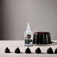 Colorant alimentaire liquide en bouteille ovale de 140 g, colorant alimentaire comestible pour la décoration de gâteaux, la pâtisserie, la glaçage et la crème