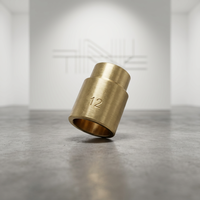 Clé à douille hexagonale anti-étincelle Oak Brand, entraînement 3/8, 21 mm, en bronze d'aluminium, certifiée CE/ISO9001, OEM pour applications pétrolières et aérospatiales