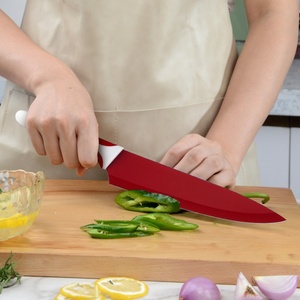 Colorful 8-Piece Kitchen <b>Knife</b> <b>Set</b> Nonstick Coating Chef <b>Knives</b> <b>Set</b> Stainless Steel <b>Sharp</b> Kitchen <b>Knife</b> - Product Image 4