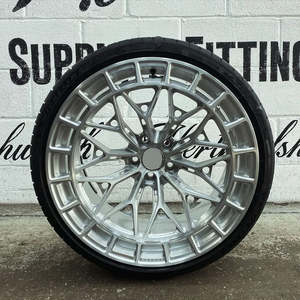 Cerchi in Alluminio Leggeri WENQI Grigio Scuro Monoblocco Forgiati Zincati Design Concavo 6J-13J Larghezza 18-22 Pollici Multi-Raggio - Product Image 4