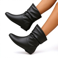 Bottes à talon épais polyvalentes style coréen grande taille pour l'été 2026, nouvelle collection best-seller, antidérapantes, pour le commerce électronique transfrontalier