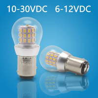 Ampoule LED BAY15D 1157 P21/5W 12V-24V universelle en aluminium pour feux de freinage et de position pour camion, bus, moto, prête à être expédiée