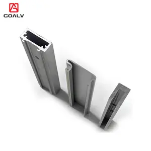 Customized Aluminum Extrusion Profiles Square Aluminum Profile For Power Box Radiator