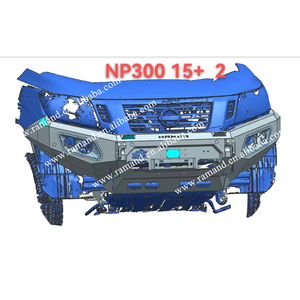 HM Navara NP300 pare-chocs avant en acier pour Navara Np300 2015-2022 avec protecteur - Product Image 4