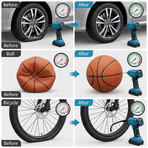 Compresseur d'air sans fil intelligent à préréglages, pompe numérique portable pour pneus <span class=keywords><strong>de</strong></span> vélos électriques et <span class=keywords><strong>de</strong></span> trottinettes électriques - Product Image 6