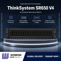 Serveur Rackable 2U Lenovo ThinkSystem SR650 V4 Intel Xeon 6 8 To DDR5 6400 MHz E3.S NVMe pour Virtualisation GPU - Vente en Gros Usine