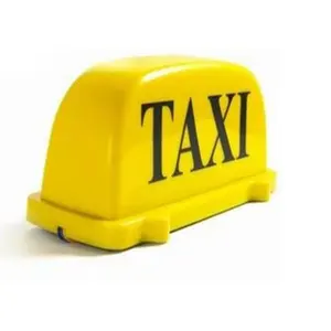 Fabbrica diretta taxi tetto magnetico impermeabile sottovuoto formato acrilico scatole luminose pubblicitarie su auto