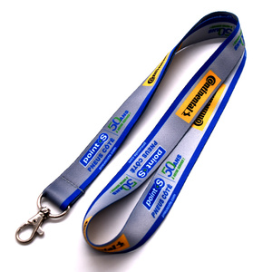 Polyester Lanyard-Custom Logo & Text Silk Screen Printing Durable Lightweight Promotional Use