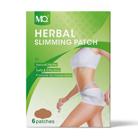Meilleure vente Patch amincissant pour le ventre à base de plantes 6 pièces/boîte Patch mince pour la perte de poids Oem Odm patchs minces pour brûler les graisses