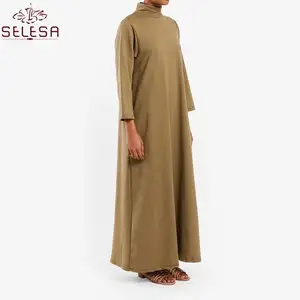 Blusa Tunicas Mujeres नींद पहनने के लिए महिलाओं निर्माता छाता फूल कढ़ाई फैंसी Baju Kurung इस्लामी कपड़े