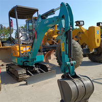 2023 Año 1.8Ton Kubota U17 en buen estado Mini excavadora usada U20 U30 U35 U55 Mini excavadora Side Swing a la venta en Stock