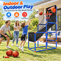Basketball-Arcade-Spielset für Kinder mit Korb und Ballrückführung, Outdoor- und Indoor-Sportspielzeug für Großhändler und Online-Verkäufer