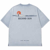 T-shirt vierge pour homme, coupe oversize et carrée, en coton épais 280 GSM, style streetwear, personnalisable avec logo (impression DTF/DTG), vente en gros, modèle le plus vendu