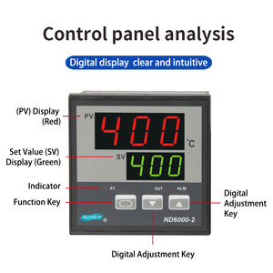 AISET N-6000 Universelles Temperaturmessgerät Einstellbarer Multi-Eingang SSR-Relaisausgang Digitaler PID-Temperaturregler - Product Image 2
