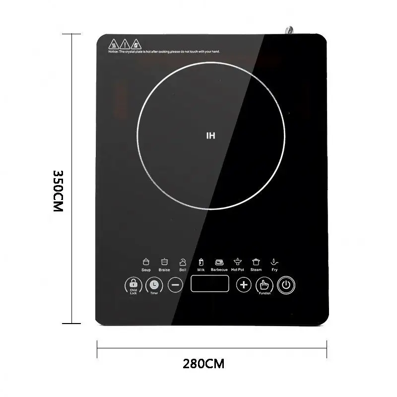 5000W Professional Supplier Freestanding 4 Burner Electric Induction Stove Four Plate Large Standing Cooker