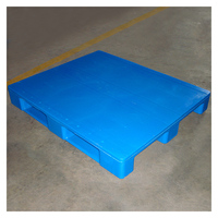 Palé de plástico plano de tipo europeo, almacenamiento industrial resistente