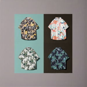 Camicia <span class=keywords><strong>in</strong></span> slip floreale a maniche corte Casual da <span class=keywords><strong>uomo</strong></span> donna Instagram ispirato al Look da spiaggia hawaiano largo retrò per coppie - Product Image 3