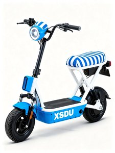 Vente directe d'usine, scooter électrique pas cher à 2 roues, vélo électrique avec pneus à vide de 14 pouces, 2 places, 48V 350W, vélo de ville électrique pour adultes - Product Image 4