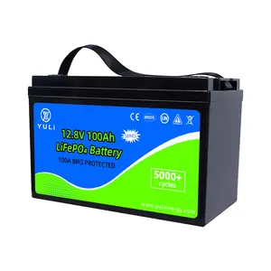 OEM 12v 100Ah Lifepo4 Bateria 1280Wh Lithium Solar Battery 12.8v Lifepo4 Energy Storage Battery