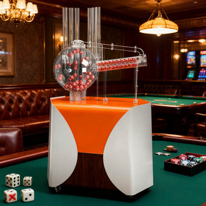 Jeu de loterie traditionnel de bingo avec 90 et 75 boules, jeu de société simulé en bois et acrylique pour enfants, machine à jeux - Product Image 3