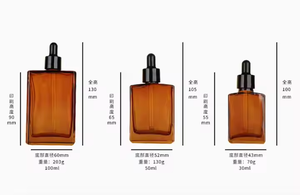 Envase de Lujo para Cosméticos Eric, Botella de Vidrio Curva con Gotero para Aceites Esenciales de 5 ml, 15 ml, 30 ml y 50 ml - Product Image 5
