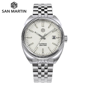 San Martin 40mm Original Design Casual Sport Style Enamel Dial YN55 Luxury Men <b>Automatic</b> Mechanical Watch Sapphire 10ATM BGW-9 - Product Image 1