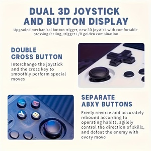 Console de jeu portable HS avec écran de 3,5 pouces, système EE, lecteur de jeux portable, plus de 20 000 jeux, console de jeu vidéo rétro - Product Image 6