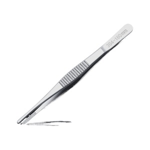 Pince à épiler en acier inoxydable 304, pince à épiler médicale, 12,5-30 cm, pince à épiler pour plantes aquatiques, pince à épiler à pointe droite pour plantes succulentes - Product Image 2