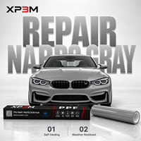 Film de protection de peinture (PPF) en vinyle TPU brillant OEM XP3M Nardo Gray 7,5 mil, auto-réparant, anti-rayures, anti-jaunissement, avec canaux de décompression d'air