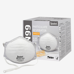 Niosh Respirator sekali pakai N99 <span class=keywords><strong>PM2.5</strong></span>, paket masker tahan debu 10 jenis efisiensi tinggi MS6219 - Product Image 2